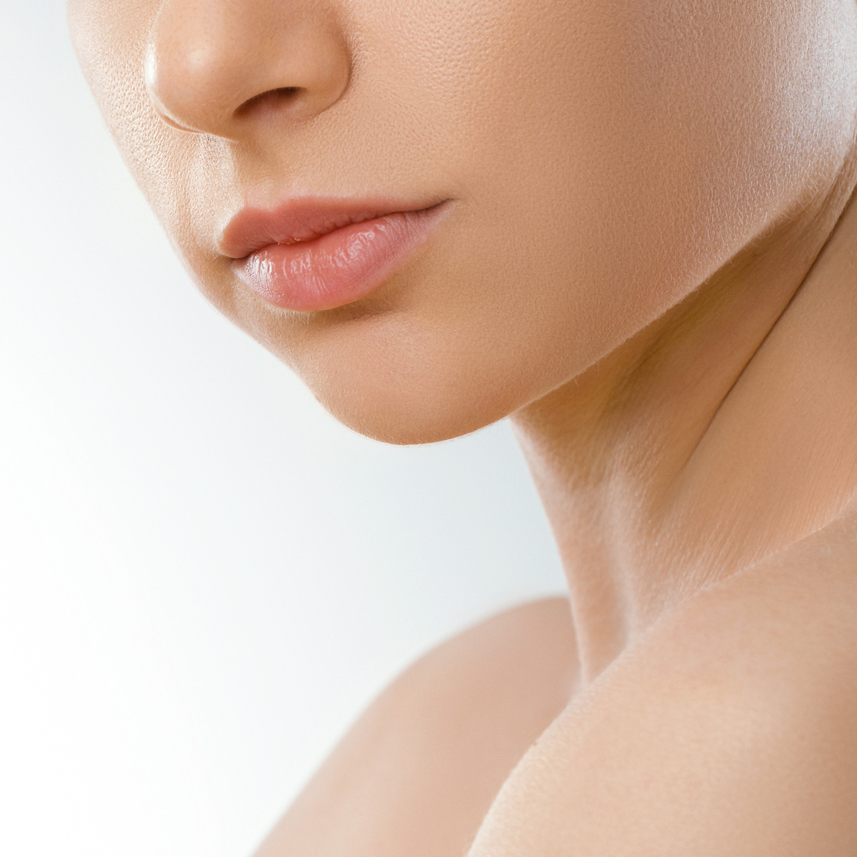 Woman feeling confident with her healthy skin