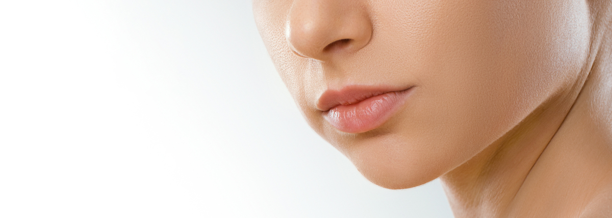 Woman feeling confident with her healthy skin