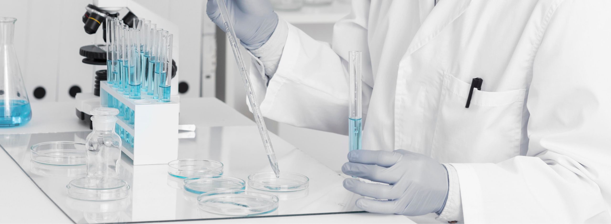 Scientist Developing Transformative Skincare Solutions in Lab